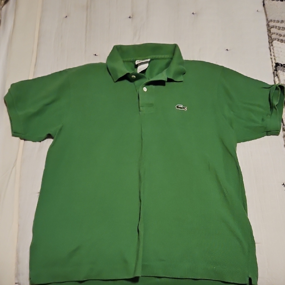 Lacoste Vibrant Green Polo Shirt